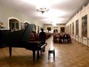 Roman Salyutov - 1247th Liszt Evening, Silesian Piast Dynasty Castle in Brzeg 8th April 2017.  Photo by Andrzej Duber.